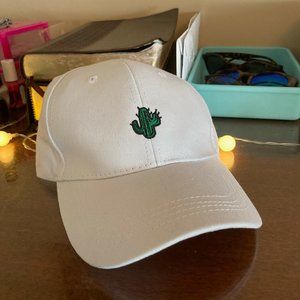 White cactus hat
